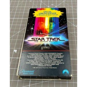 Star Trek: The Motion Picture 1980 Special Longer Version VHS Untested